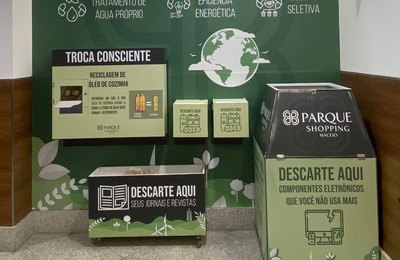 Mais de 100 toneladas de materiais recicláveis são recolhidos no Parque Shopping Maceió