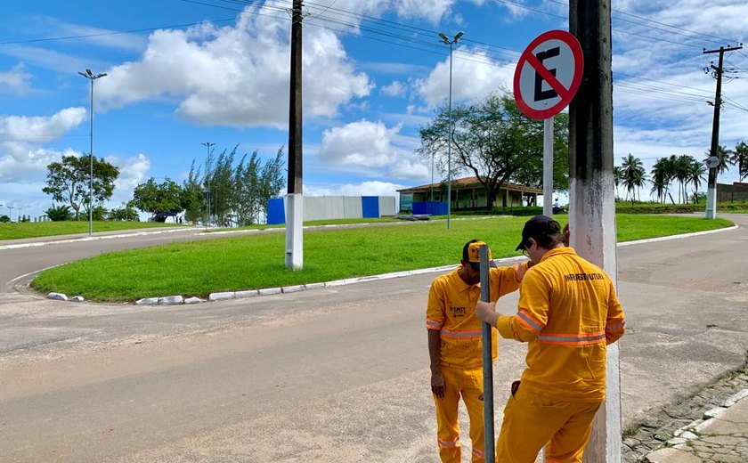 SMTT de Arapiraca monta operação de trânsito para segurança no São João do Lago da Perucaba