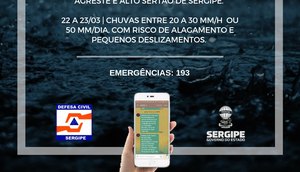 DEFESA CIVIL ALERTA DE CHUVAS 