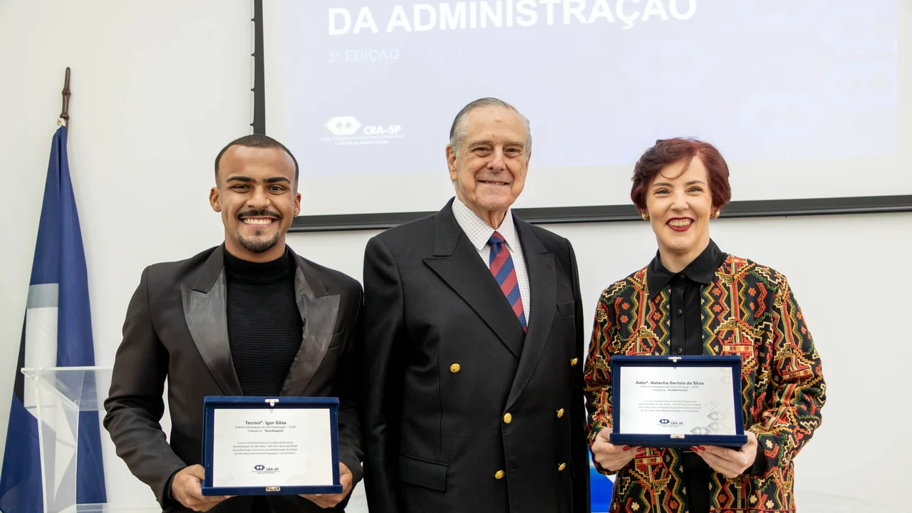 CRA-SP realiza entrega da 3ª edição do Prêmio Destaques da Administração