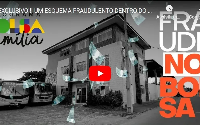 Vídeo: Jornalista descobre esquema de fraudes no Bolsa Família da Barra de Santo Antônio