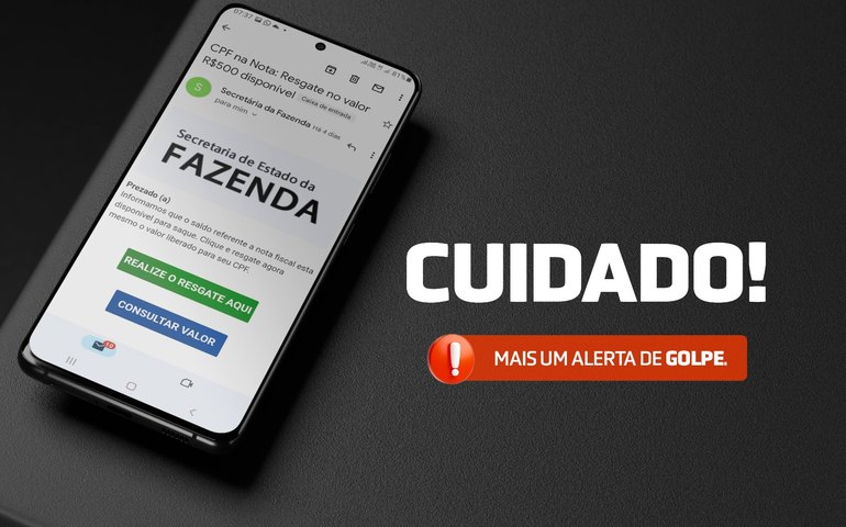 É falso que Sefaz-AL informe o resultado de premiações da NFC via e-mail