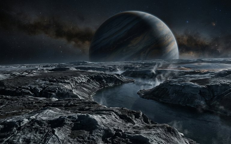 Exoluas de planetas errantes podem sustentar calor e água líquida por bilhões de anos, aponta estudo