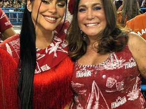 Cleo Pires e Susana Vieira - Camarote Itaipava