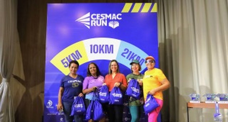 Cesmac Run tem inscrições esgotadas e inicia entrega de kits com sucesso absoluto