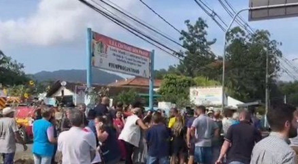 creche-atacada-blumenau R7 / Foto: Foto: Redes Sociais/ Reprodução