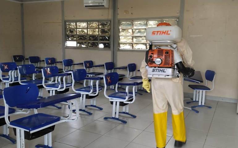 Com apoio da saúde municipal, Educação de Branquinha se prepara para a volta às aulas