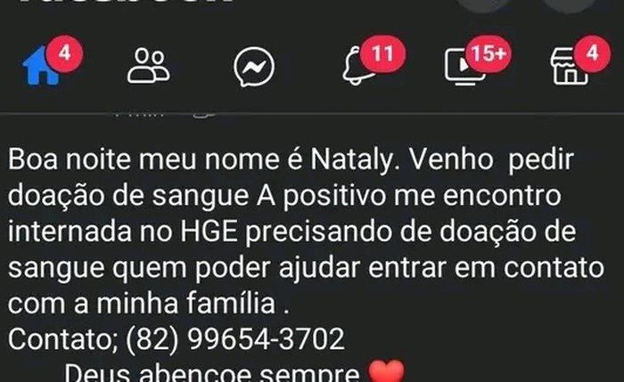 Ajuda para doação de sangue