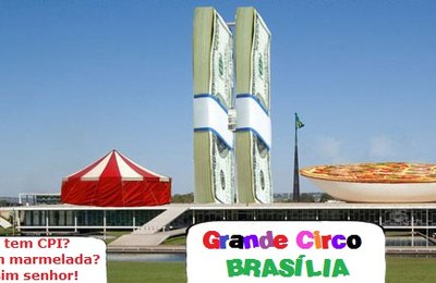 No circo da política de Brasília quem tem rabo de palha que se salve  