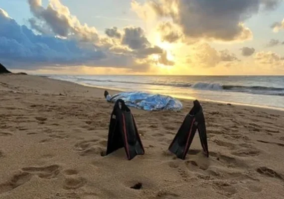 Corpo de jovem que estava desaparecido após entrar no mar é encontrado
