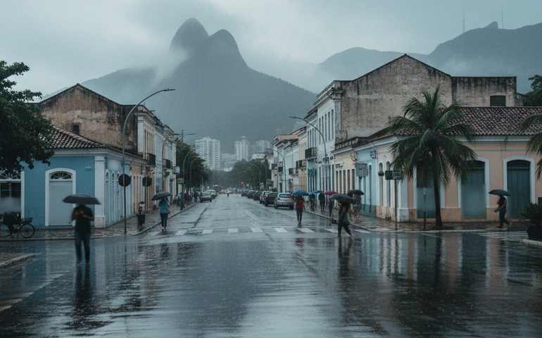 Tempo segue nublado e há chance de chuva fraca nesta segunda; veja como fica nos próximos dias