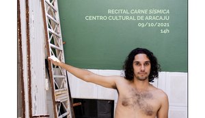 cartaz — recital carne sísmica, de lucas ribeiro rocha.jpg / Foto: Foto: Divulgação / Assessoria de comunicação