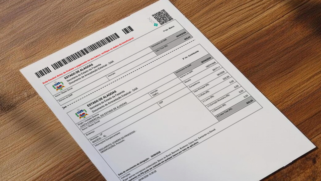 Registro de empresas em Alagoas já pode ser pago via Pix