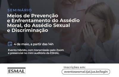 TJAL promove seminário sobre prevenção e combate ao assédio e à discriminação