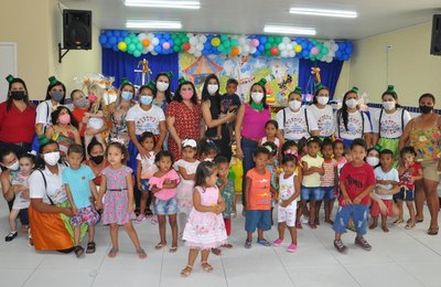 Assistência Social de Anadia promove confraternização para criançada do programa
