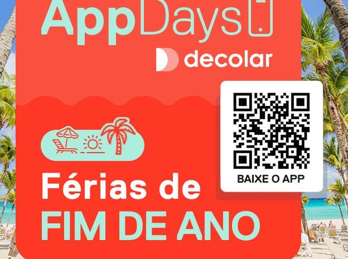Decolar apresenta o APP Days com vantagens exclusivas e descontos de até 40% em pacotes