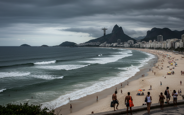 Calor com dias contados: frente fria traz chuva e temperaturas mais amenas ao Rio