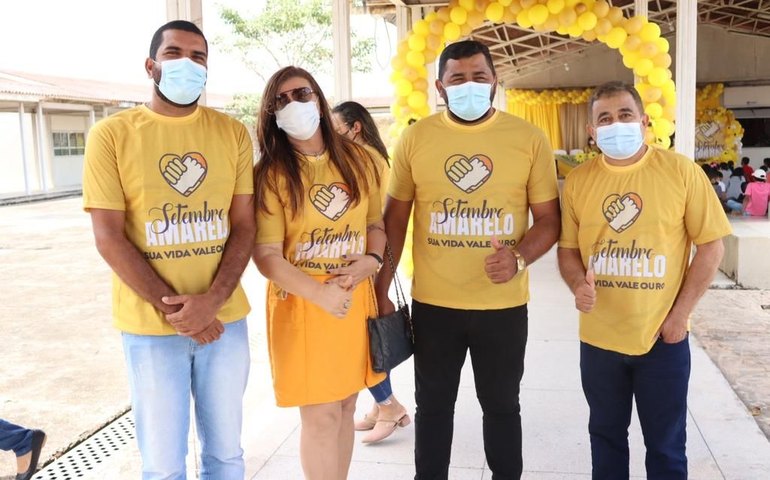 Câmara de Santana do Mundaú prestigia evento de encerramento do Setembro Amarelo