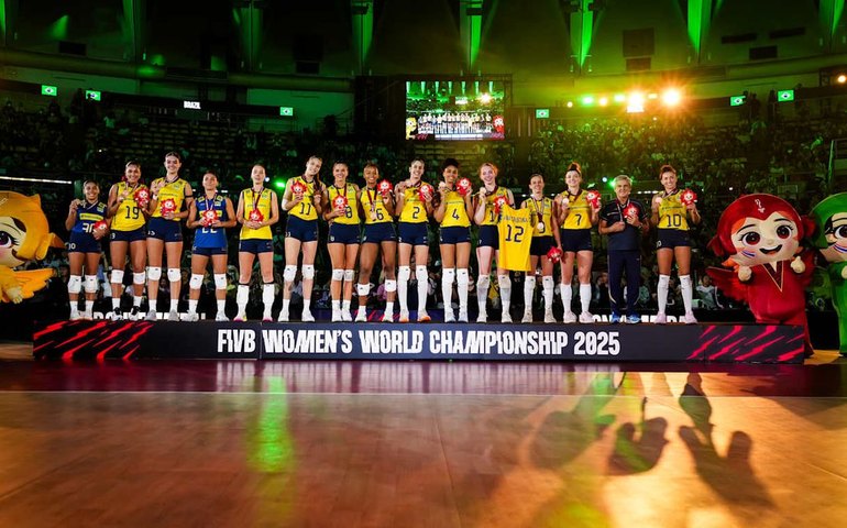 Brasil garante bronze no Campeonato Mundial de vôlei feminino