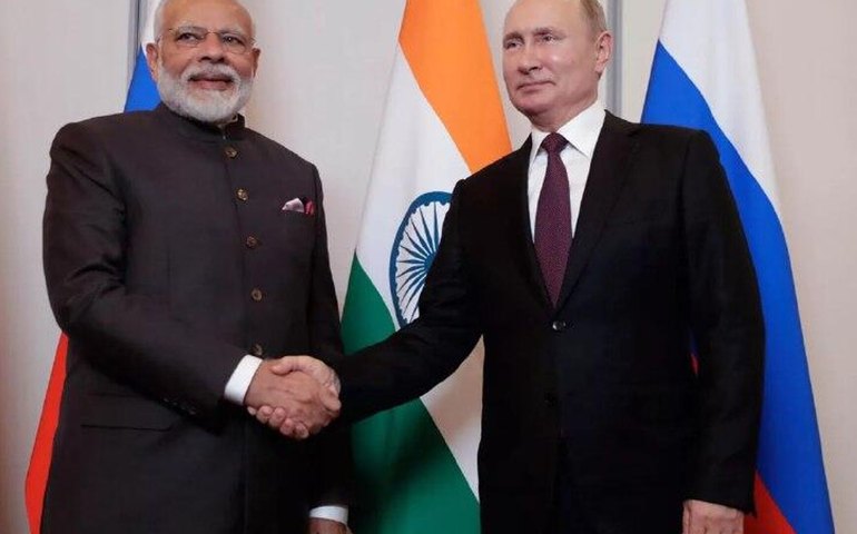 Putin destaca áreas de cooperação entre Rússia e Índia, incluindo inteligência artificial