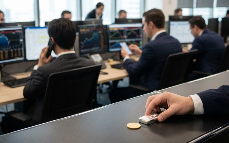 Ouro fecha em alta e prata salta 2% com dólar fraco e expectativa por cortes do Fed em 2026