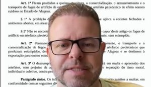 Léo Loureiro cobrou aplicação da lei que proíbe fogos com estampido / Foto: Reprodução/Instagram