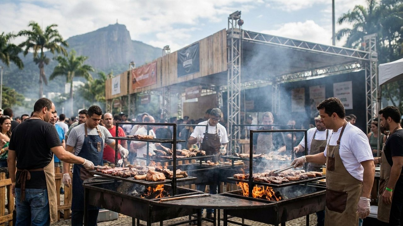 Oito horas de churrasco e brasa: evento inédito no Rio reúne chefs premiados