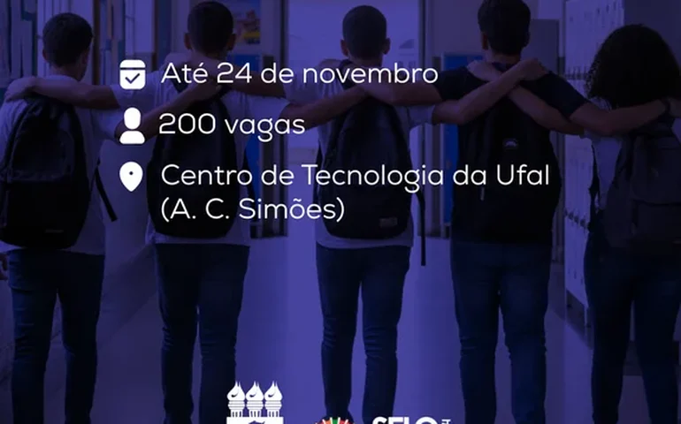 Ufal oferta 200 vagas no Paespe para estudantes do ensino médio