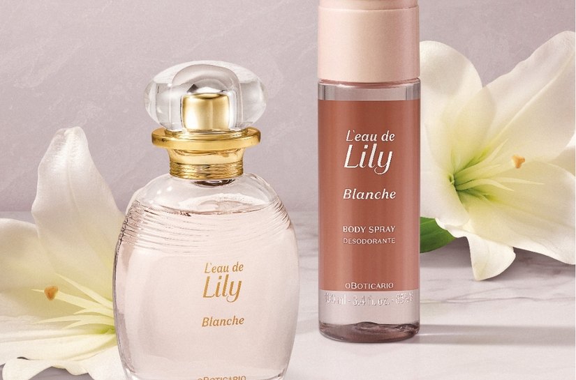 Pioneiro na construção de uma fragrância floral branco sofisticada¹ para a perfumaria nacional, o Boticário expande portfólio com L’eau de Lily Blanche