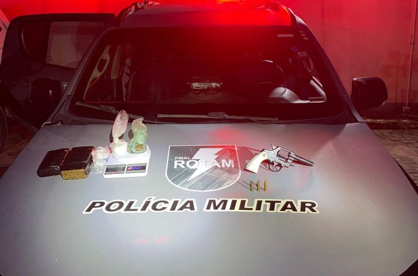 Rotam prende homem e apreende drogas e arma durante operação na Cidade Universitária