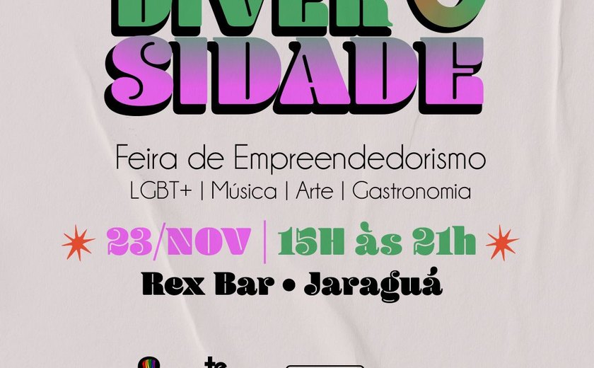 Conecta Diversidade: feira gratuita destinada à valorização e fomento da cultura LGBT+ será realizada no Jaraguá neste domingo