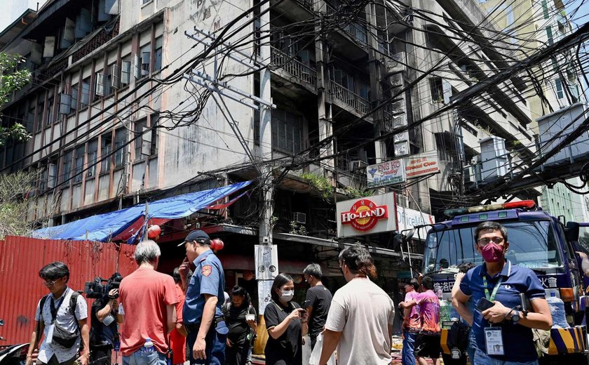 Filipinas: incêndio atinge prédio no bairro de Chinatown, em Manila, e deixa 11 mortos