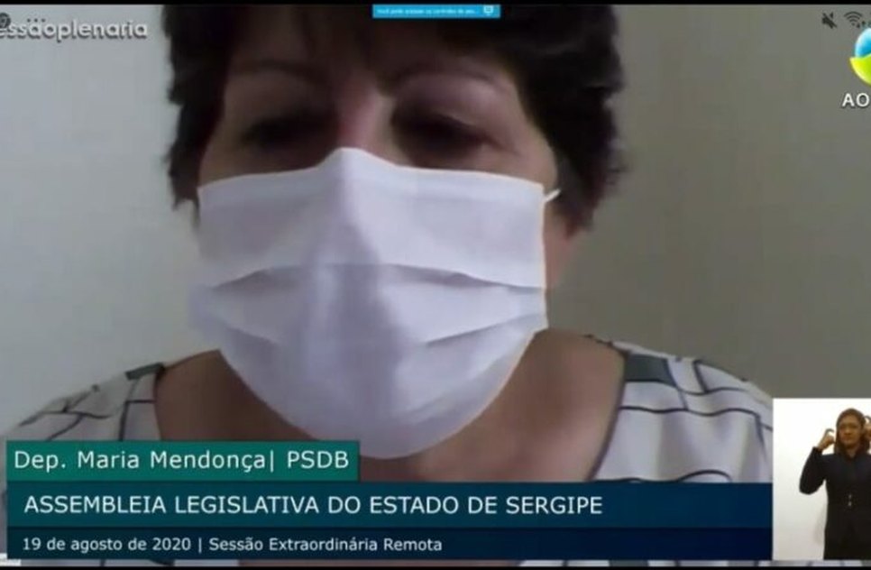 DEPUTADA MARIA MENDONÇA / Foto: Rede Alese