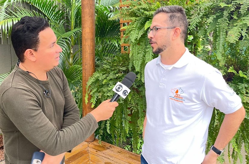 Programa Pet Amigo de Palmeira retorna para os bairros; coordenador fala sobre o programa na TV Globo