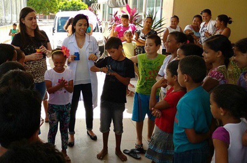 UBS Santa Terezinha e Nasf Pindorama realizam ação do dia das crianças