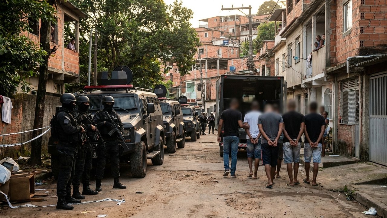 Bope prende seis suspeitos após operação na comunidade Pombo Sem Asa, em Vargem Grande