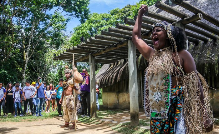 O maior quilombo registrado no país foi o Quilombo dos Palmares O maior quilombo registrado no país foi o Quilombo dos Palmares