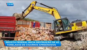 Receita Federal cigarros apreendidos