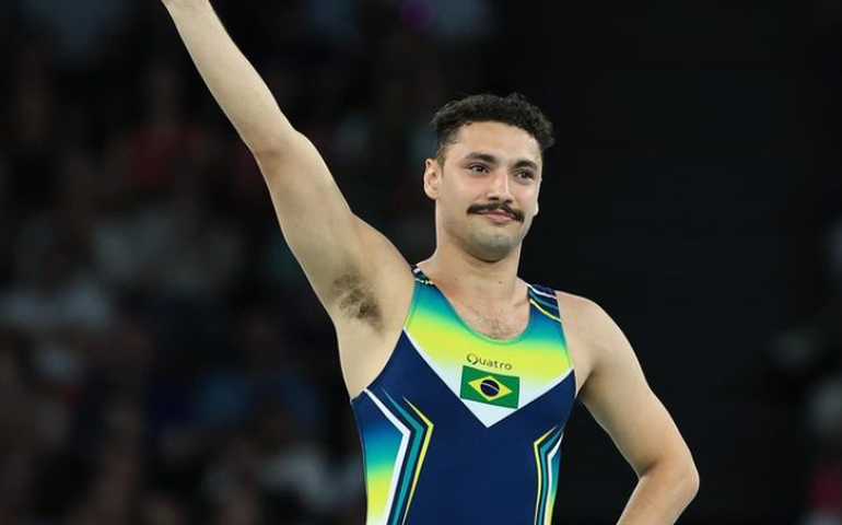 Rayan Dutra tira melhor nota do Brasil no trampolim, mas fica fora da final em Paris-2024