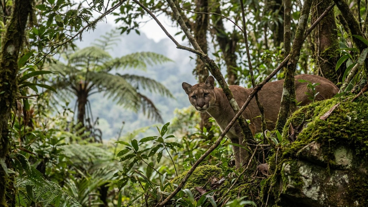 Puma circula pela região nordeste da Colômbia