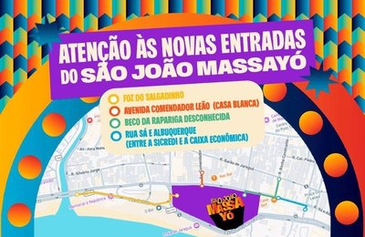 São João Massayó terá quatro entradas oficiais para acesso do público; confira os locais