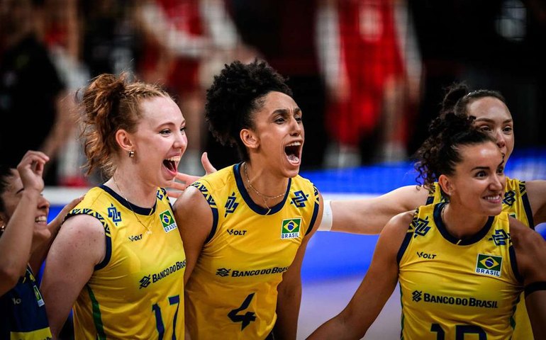 Brasil supera França por 3 sets a 2 na Liga das Nações de Vôlei