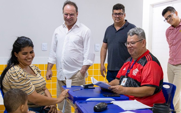 Creche no Residencial Nossa Senhora Aparecida tem recorde no primeiro dia de matrículas