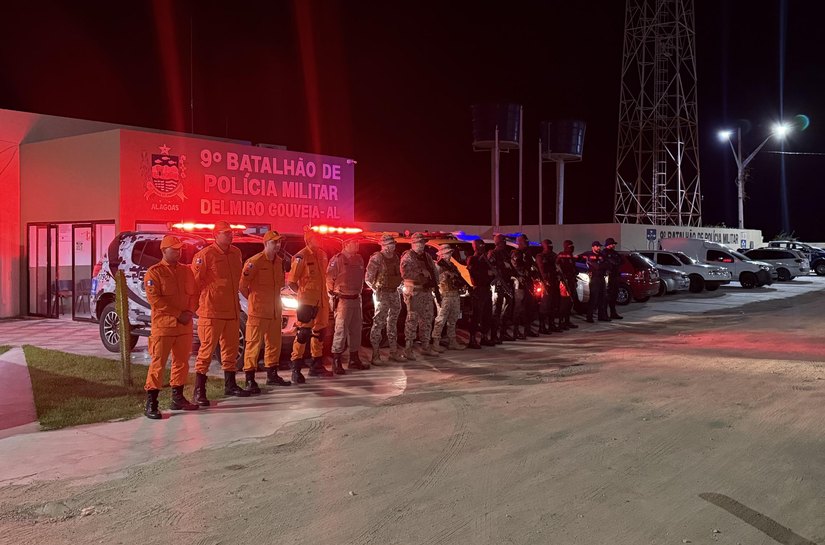 Exercício simulado treina forças de segurança para combate a ações criminosas em Delmiro Gouveia
