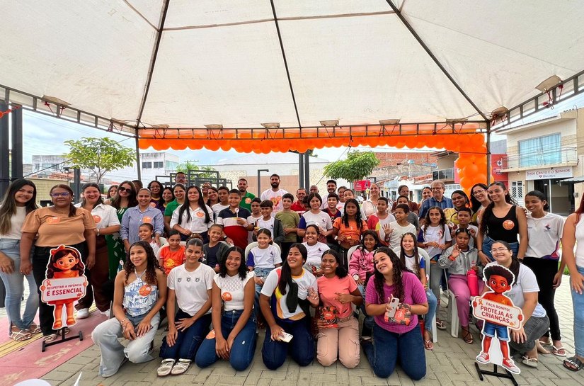 Prefeitura de Traipu realiza ação do Maio Laranja e reforça combate ao abuso e exploração sexual infantil