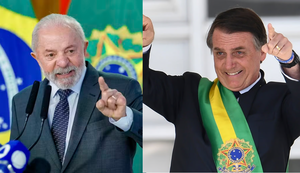 Lula e Jair Bolsonaro têm porcentagem de rejeição igual
