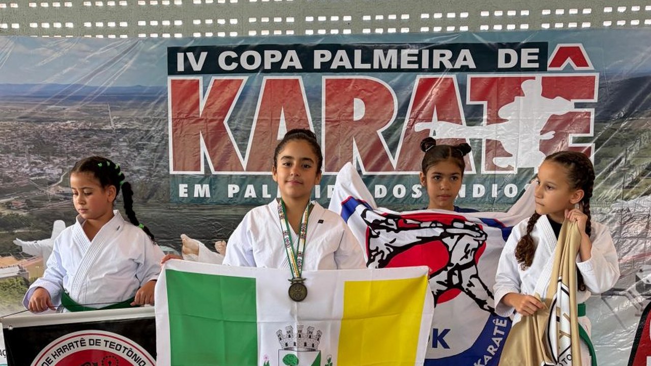 Carateca arapiraquense conquista duas medalhas de ouro em Palmeira dos Índios