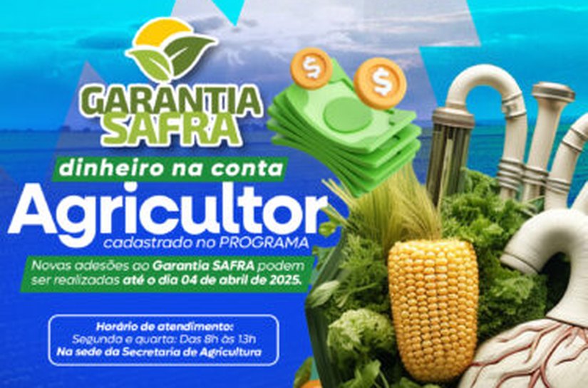 Pagamento do Garantia-Safra 2023/2024 já está disponível nas contas dos agricultores de Piaçabuçu