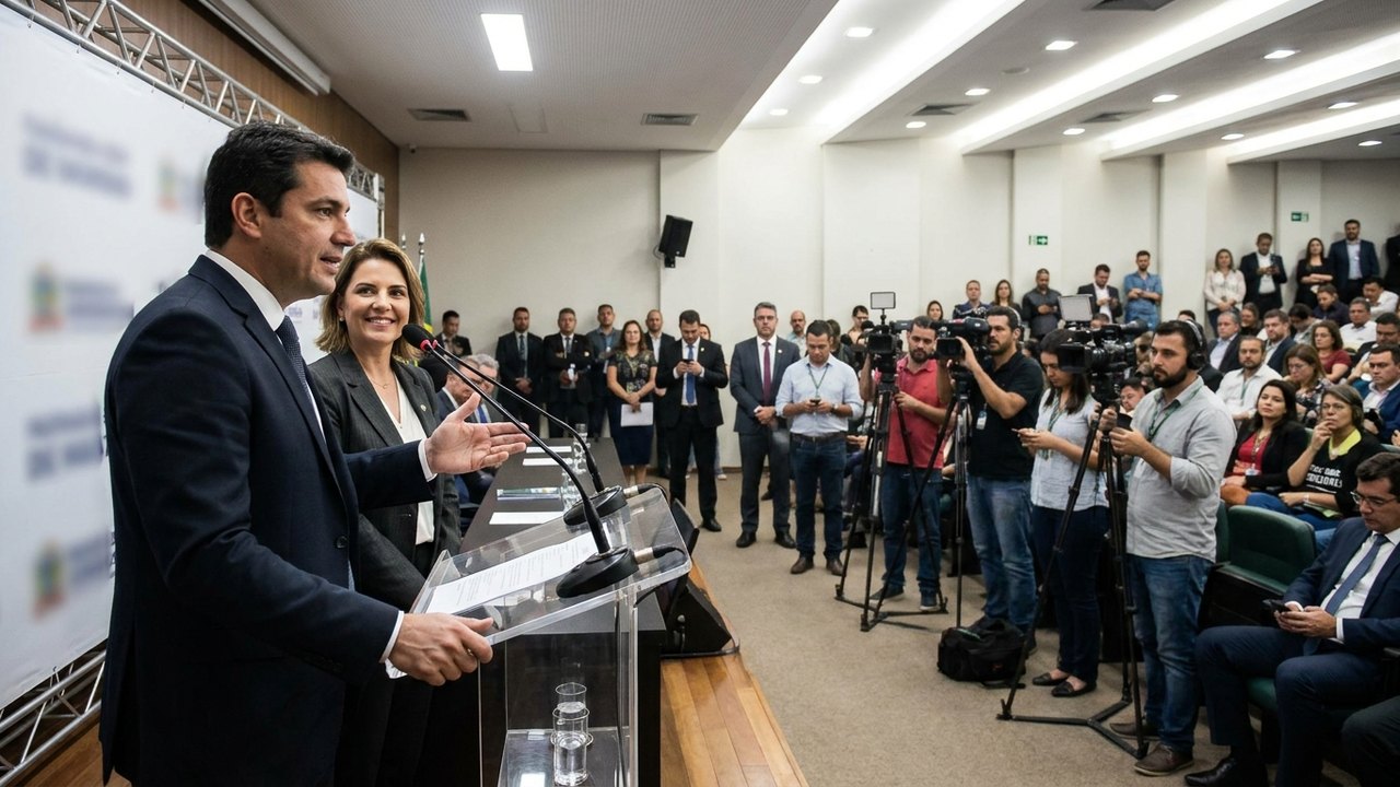 Douglas Ruas anuncia vice-governadora eleita como primeira integrante de seu secretariado