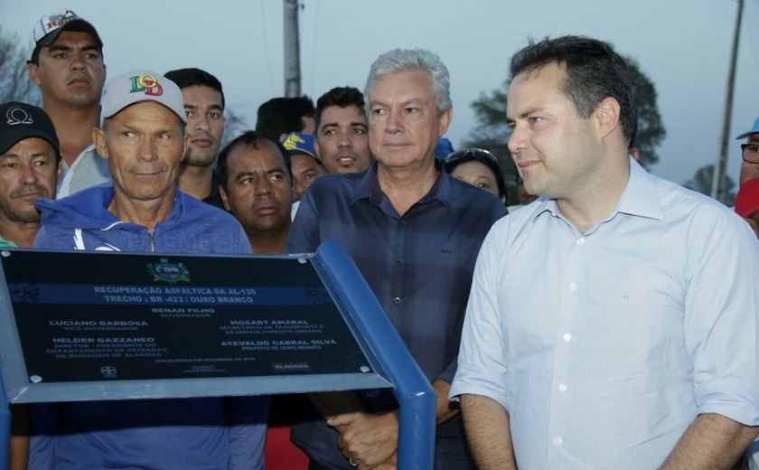 Governador inaugura mais de três quilômetros de rodovia em Ouro Branco